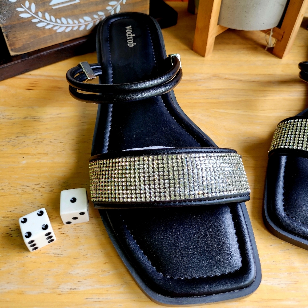 Vodvob Rhinestone Slides